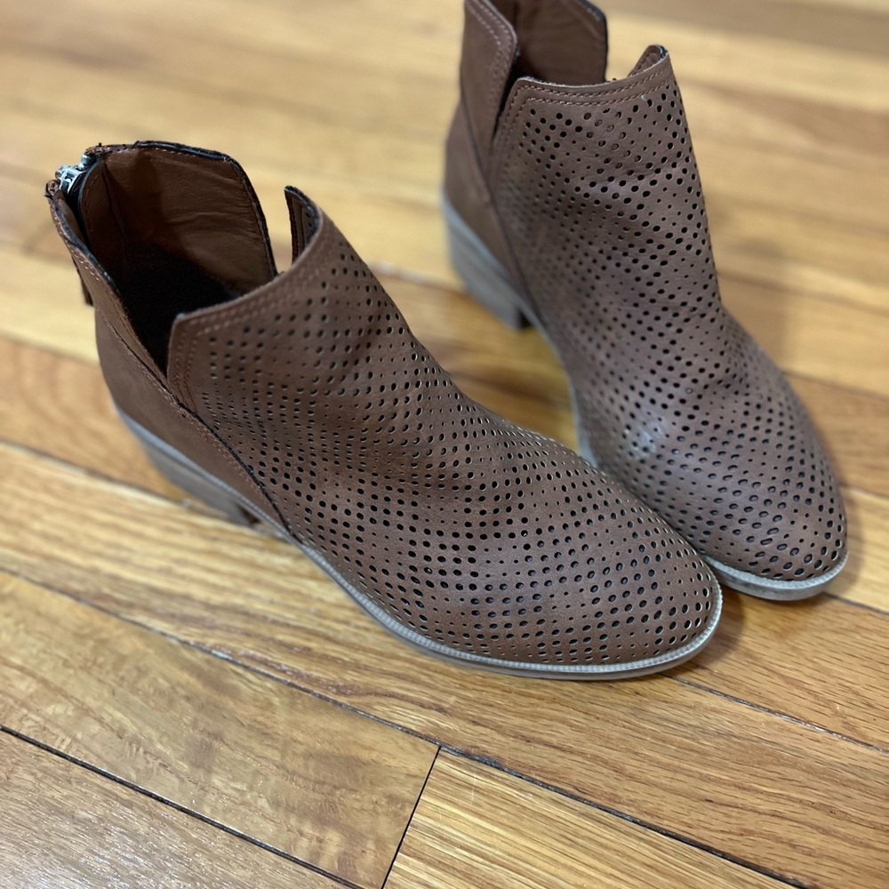 Brown Madde booties.